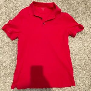 Banana republic red polo slim fit